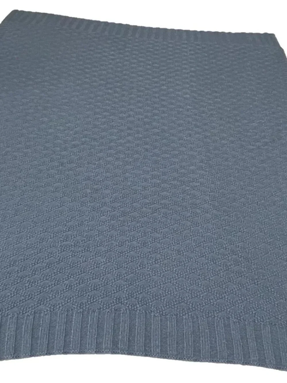 New Carter's Baby Boys Textured Knit Blanket Blue